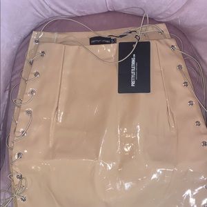 Latex pretty little thing skirt